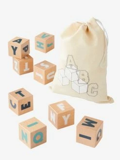 Best Pirce 🌟 10 Large Letter Cubes - Wood FSC® Certified - wood/multi, Toys ⭐