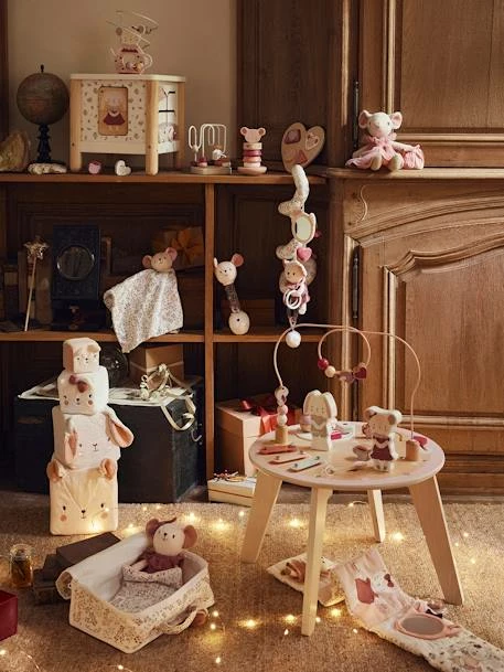 Coupon 😍 Activity Spiral, Barn - white medium solid with design, Toys 🎁 - Image 2