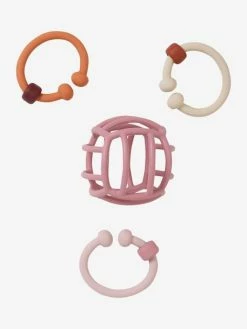 Hot Sale 😉 Ball & Teething Links in Silicone - pink light solid, Toys 😍