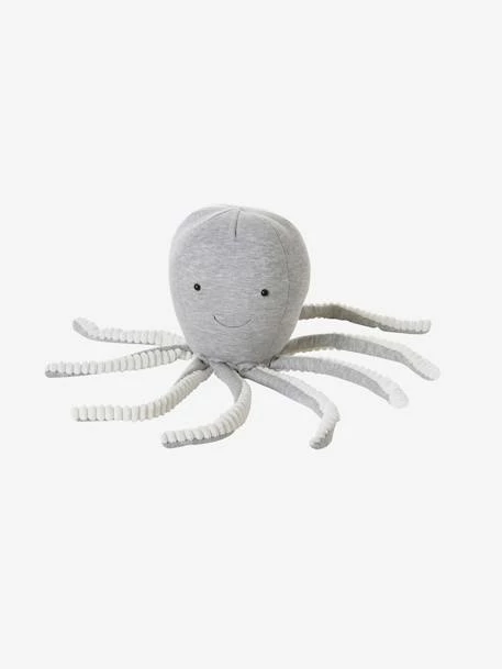 Best Sale ๐งจ Giant Octopus in Cotton Jersey Knit - grey, Toys ๐งจ
