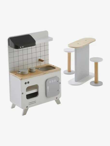 Flash Sale ✔️ Kitchen Furniture for Fashion Doll in FSC® Certified Wood - white, Toys ⭐