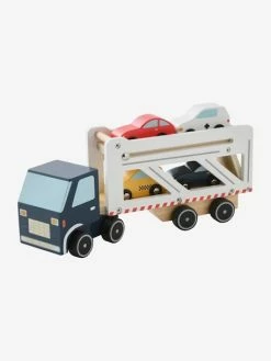 Outlet 👏 Lorry with Trailer & Cars - Wood FSC® Certified - no color, Toys ⌛