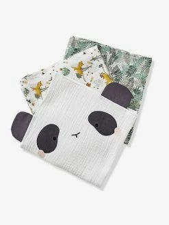 Best deal ⌛ Pack of 3 Muslin Squares, Hanoi Theme - green, Toys ✔️