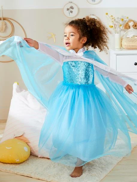 Outlet ✔️ Princess Costume with Cape, Wand & Crown - blue, Toys ⭐ - Image 3
