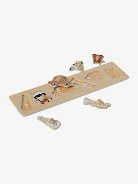 Wholesale ❤️ Raccoon Peg Puzzle in FSC® Certified Wood - multi, Toys ❤️ - Image 2