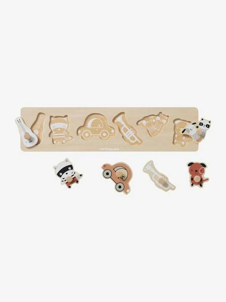Wholesale ❤️ Raccoon Peg Puzzle in FSC® Certified Wood - multi, Toys ❤️ - Image 4
