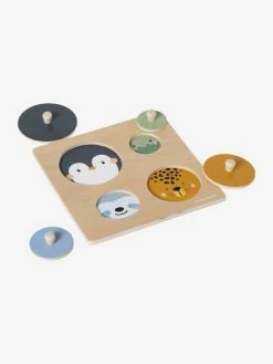 Buy 💯 Round Shaped Puzzle, Animal Heads - Wood FSC® Certified - multi, Toys 🥰