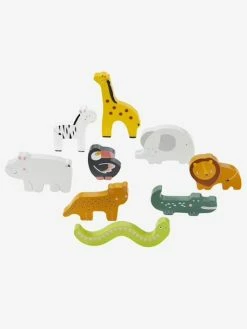 Discount 🧨 Set of Wooden Animals - no color, Toys 🧨