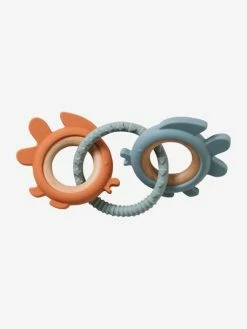 Best reviews of ✔️ Teether in Wood & Silicone - blue medium solid, Toys 🛒