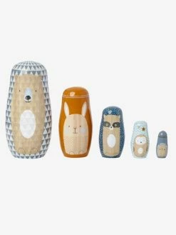 Brand new 👍 Wooden Animal Nesting Dolls - multi, Toys 🔥