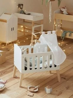 Coupon ❤️ Wooden Mobile for Doll's Bed - wood/white, Toys 😀