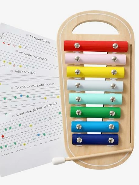 Top 10 🔥 Xylophone with Music Sheets - Wood FSC® Certified - multi, Toys 🎉 - Image 2