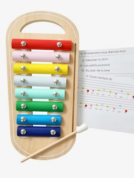 Top 10 🔥 Xylophone with Music Sheets - Wood FSC® Certified - multi, Toys 🎉 - Image 3
