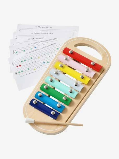 Top 10 🔥 Xylophone with Music Sheets - Wood FSC® Certified - multi, Toys 🎉